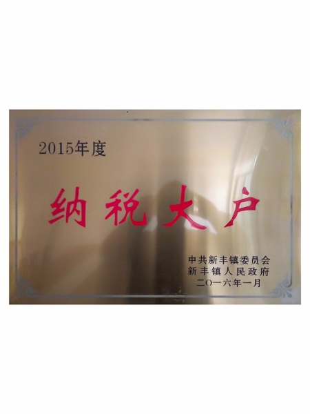 2015年度納稅大戶(hù)